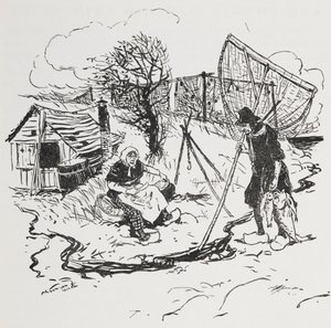 De visser en zijn vrouw door Arthur Rackham
