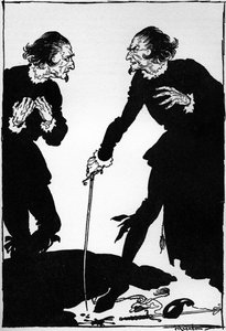 William Wilson door Edgar Allan Poe door Arthur Rackham