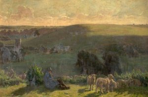 In het Down Country, 1900 door Arthur Tomson