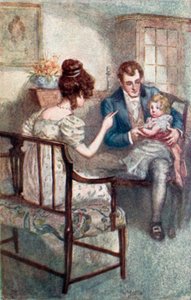 Illustratie voor Emma door Jane Austen door Arthur Wallis Mills