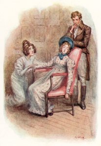 Illustratie voor Emma door Jane Austen door Arthur Wallis Mills