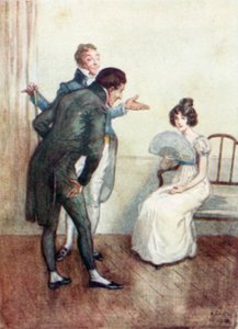 Illustratie voor Northanger Abbey door Jane Austen