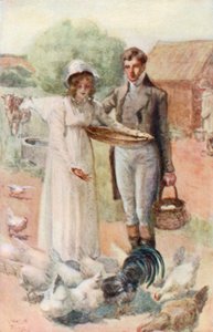 Illustratie voor Northanger Abbey door Jane Austen door Arthur Wallis Mills