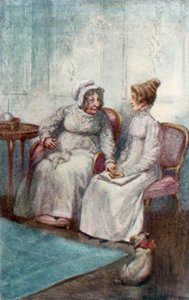 Illustratie voor Northanger Abbey door Jane Austen door Arthur Wallis Mills