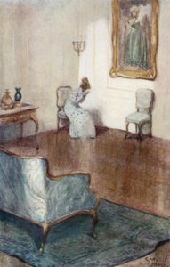 Illustratie voor Northanger Abbey door Jane Austen door Arthur Wallis Mills