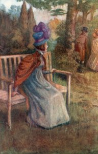 Illustratie voor Northanger Abbey door Jane Austen door Arthur Wallis Mills