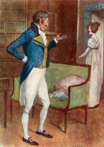 Illustratie voor Trots en Vooroordeel door Jane Austen