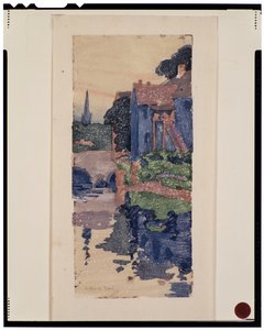 Het Blauwe Huis door Arthur Wesley Dow