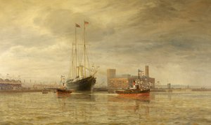 Opening van het Royal Edward Dock, Avonmouth, 9 juli
