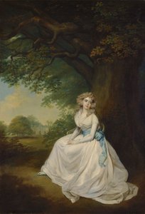 Frances, Lady Chambers (née Wilton) door Arthur William Devis