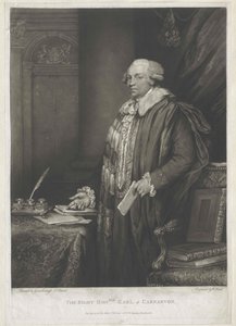 1e graaf van Carnavon Herbert door Artist Unknown