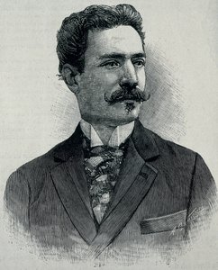 ALBARRAN Y DOMINGEZ, Joaquin (1860 - 1912). Spaanse uroloog geboren in Cuba. (gravure)
