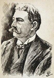 AZEVEDO, Aluisio de (1857-1913). Braziliaanse schrijver. Gravure. door Artist Unknown