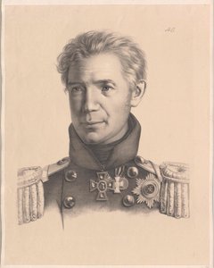 Adam Johann von Krusenstern door Artist Unknown