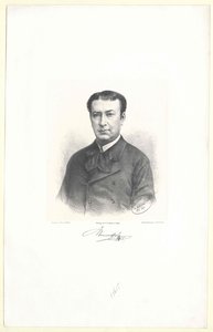 Adolf von Sonnenthal door Artist Unknown