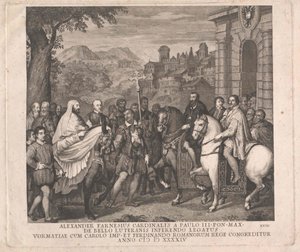 Alexander Farnese door Artist Unknown