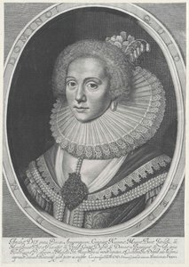 Amalie Gravin van Solms-Braunfels door Artist Unknown