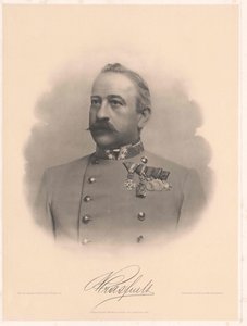 Ambros Ritter von Mras (druk) door Artist Unknown