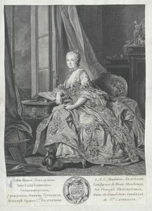 Anastasia Ivanovna prinses Trubezkaya, door Artist Unknown