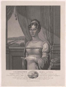 Aartshertogin van Oostenrijk (1791-1847) Maria Louisa door Artist Unknown