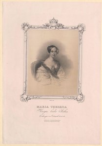 Aartshertogin van Oostenrijk Maria Theresia door Artist Unknown