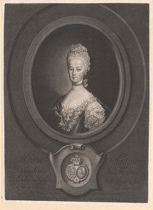 Aartshertogin van Oostenrijk Marie Antoinette door Artist Unknown