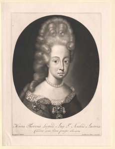 Aartshertogin van Oostenrijk Therese door Artist Unknown