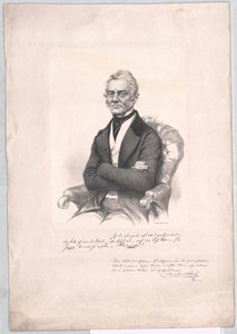 August Frederik Walzel door Artist Unknown