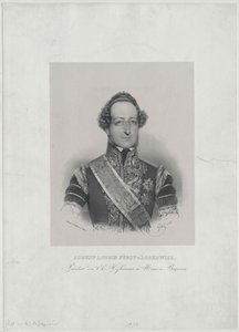 Augustus graaf Lobkowitz door Artist Unknown