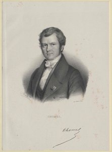Auguste-Francois Chomel (afdruk) door Artist Unknown