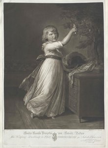 Auguste prinses Anhalt-Dessau door Artist Unknown