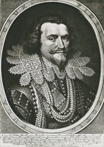 George Villiers, Hertog van Buckingham (1592-1628). Britse politicus, favoriet van James I en Charles I door Artist Unknown