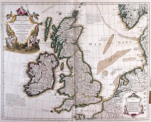 Britse eilanden, Engeland, Schotland en Ierland.