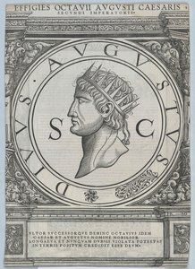 Caius Octavius Augustus door Artist Unknown