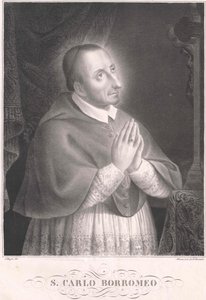 Carlo Borromeo, door Artist Unknown