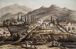 Chili (1837). Cogoti. Lithografie
