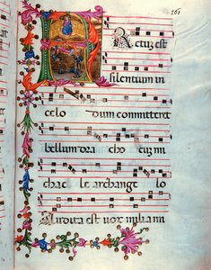 Christus Rechter en de Aartsengel Michaël vechten tegen duivels