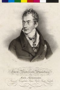 Clement Wenzel Lothar Graaf van Metternich-Winneburg door Artist Unknown