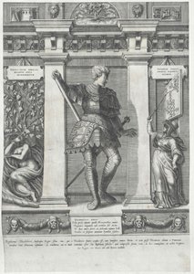 Graaf van Habsburg Sigebert door Artist Unknown