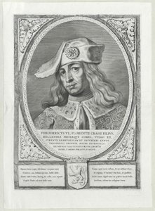 Graaf van Holland Dietrich VI door Artist Unknown