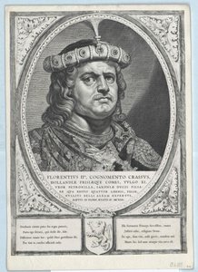 Graaf van Holland Floris II door Artist Unknown