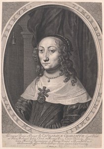Gravin paltsgraaf van Zweibrücken Catherine Charlotte door Artist Unknown