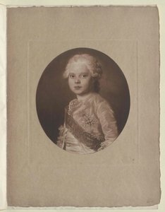 Kroonprins van Frankrijk Lodewijk XVII. door Artist Unknown