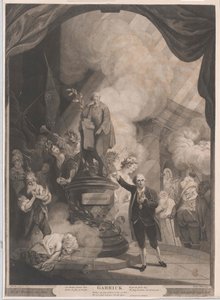 David Garrick door Artist Unknown