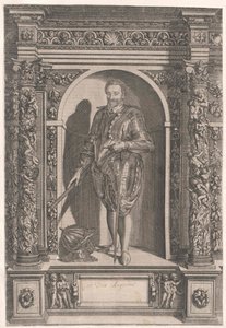 Hertog van Mayenne Karl van Lotharingen door Artist Unknown