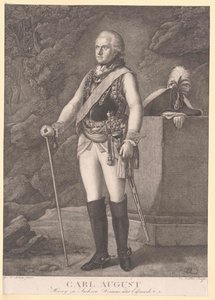 Hertog van Saksen-Weimar Eisenach Karl August door Artist Unknown