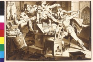 Keizer Ferdinand II tegen de schulden van Boheemse protestanten