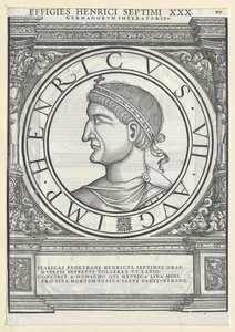 Keizer Hendrik VII door Artist Unknown