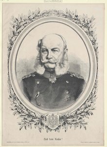 Keizer Wilhelm I door Artist Unknown