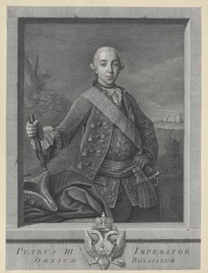 Keizer van Rusland Peter III door Artist Unknown
